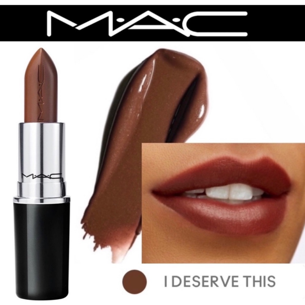 MAC Lustreglass Lipstick I DESERVE THIS 553